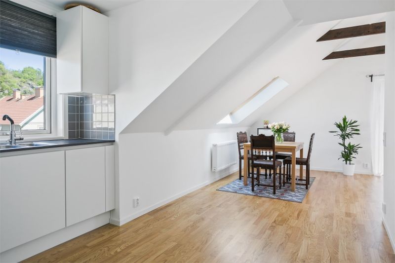 Konvertering av råvind till vindsvåning. Tyresö, Nyfors