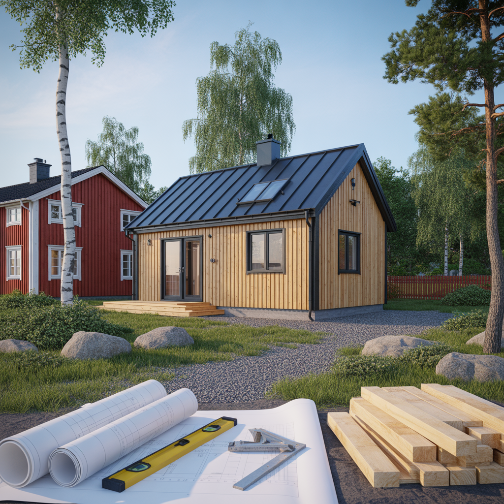 kostnad for attefallshus 30 kvm 2025 priser och regler